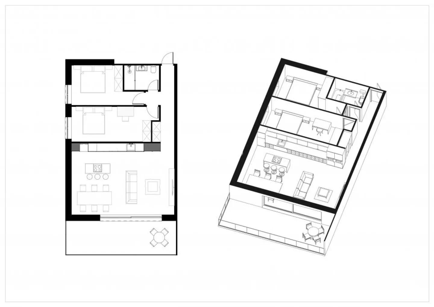 1° piano con vista libera - residenza principale - Foto 7 di 11