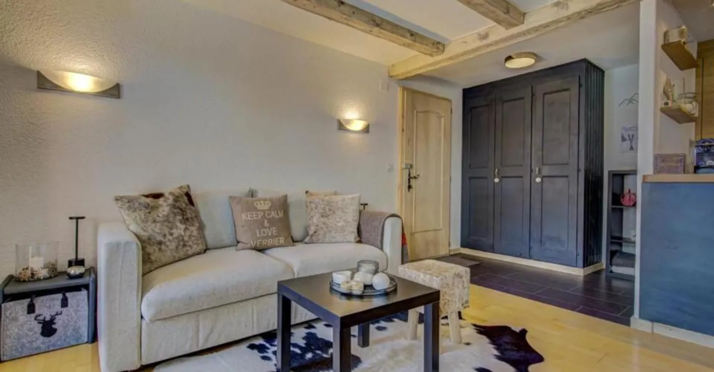 Schön renovierte 2,5-Zimmer-Wohnung mit unmittelbarem Zugang zu den Pisten von Verbier - Foto 3 von 13
