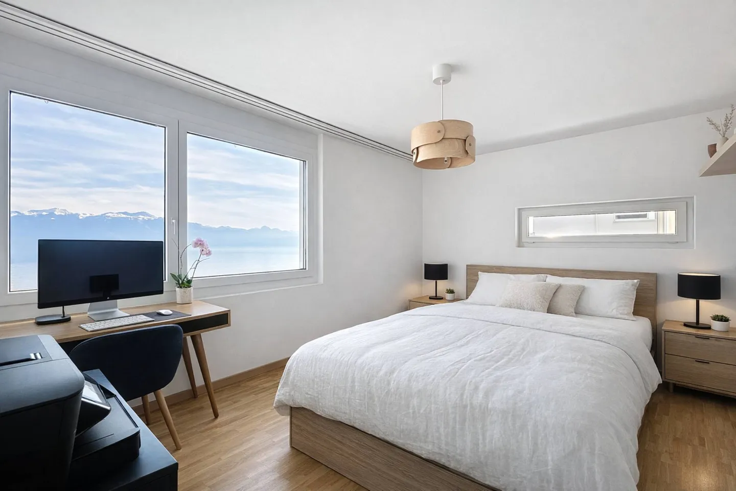 Exceptional apartment with panoramic views of the lake and the Alps - Photo 5 of 11