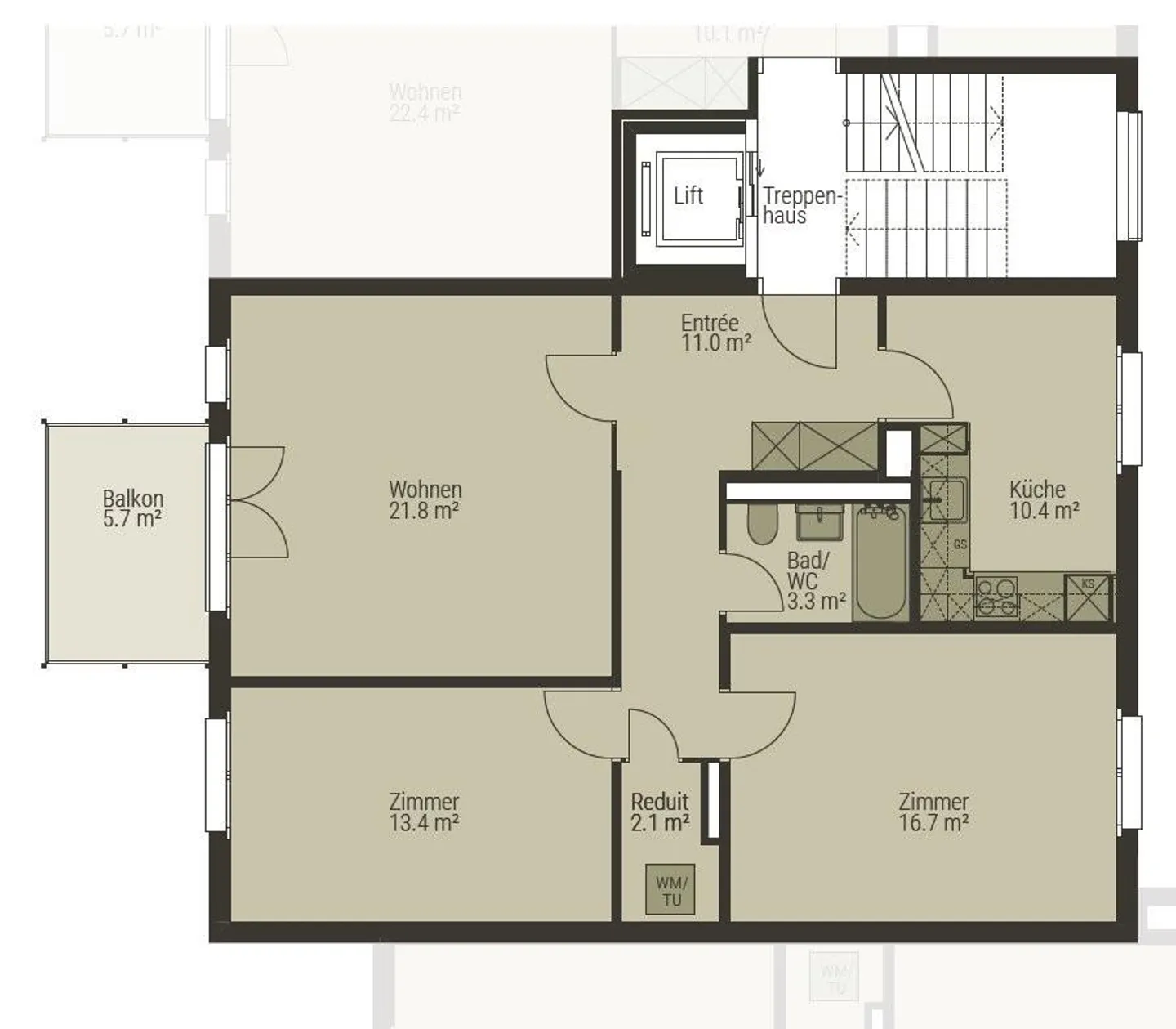 Are you looking for an apartment in the green? - Photo 7 of 8