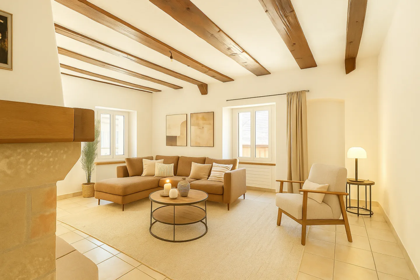 Duplex in den Dachgeschossen mit 6,5 Zimmern und Charme. - Foto 1 von 26