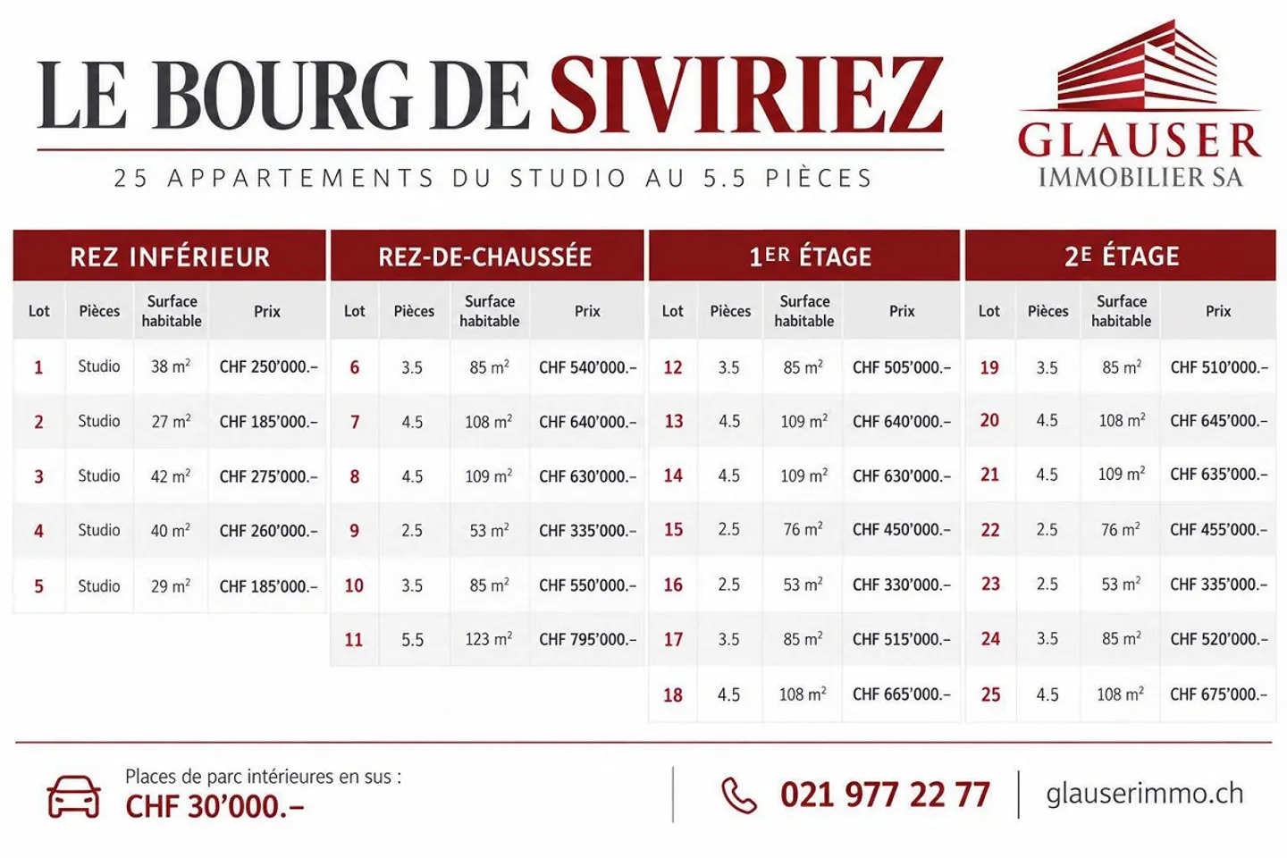 Appartement moderne 5.5 pièces - Photo 2 sur 7