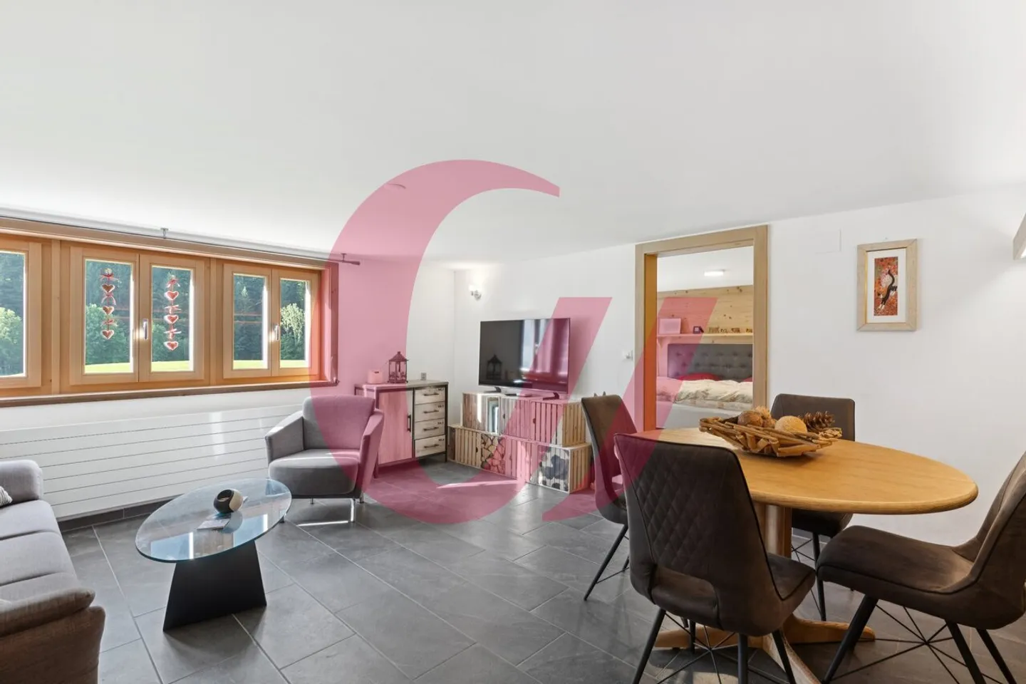Haus mit 2 Wohnungen in Jaun! - Foto 5 von 12