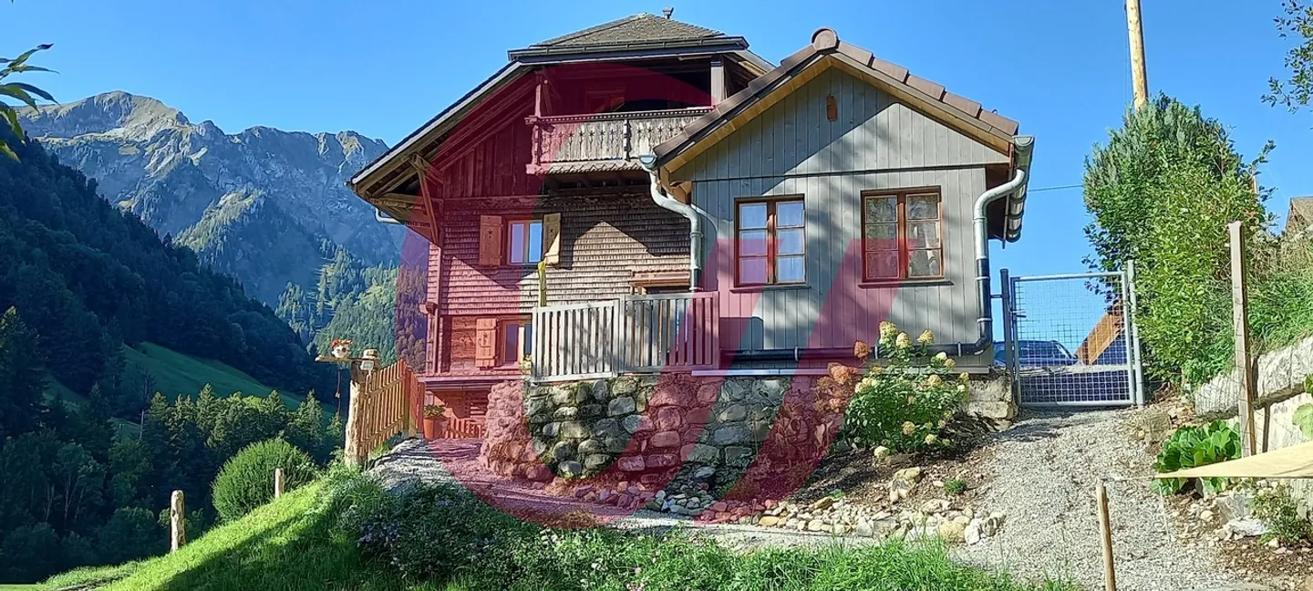 Haus mit 2 Wohnungen in Jaun! - Foto 2 von 12