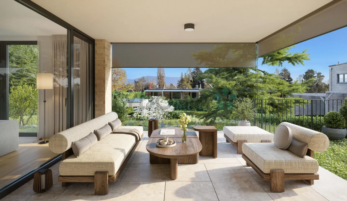 Elegante 5-Zimmer-Wohnung mit großem privatem Garten im Herzen einer grünen Umgebung in Verso - Foto 3 von 3
