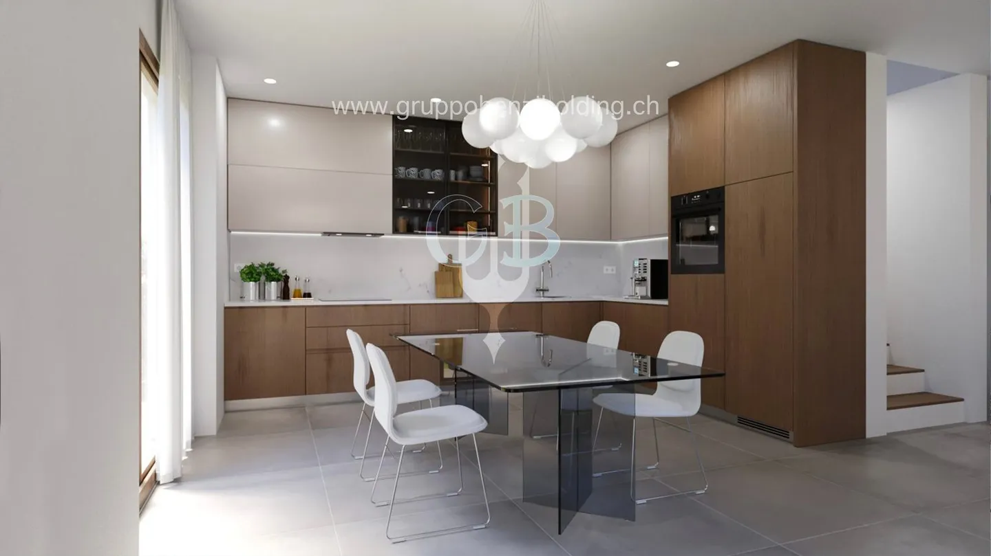 Single-family house with 4.5 rooms in Mezzovico-Vira - Photo 3 of 11