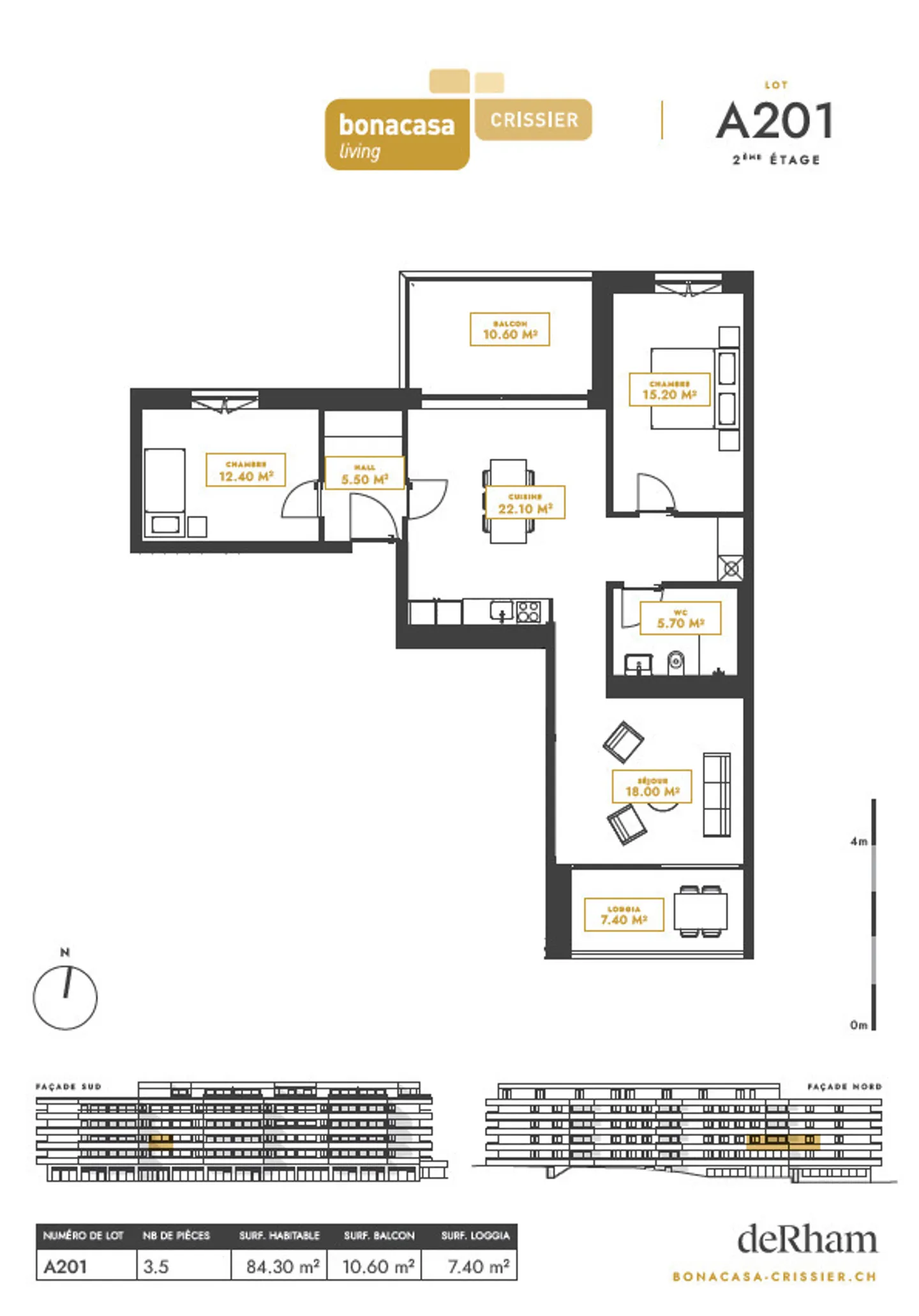 Appartamento nuovo 3.5 locali con balcone - A201 - Foto 11 di 11