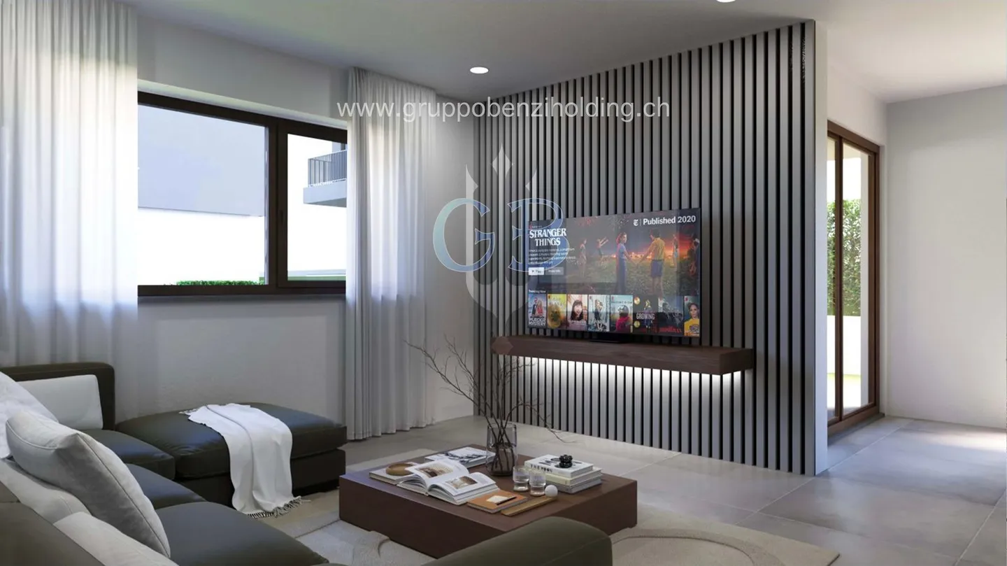 Single-family house with 4.5 rooms in Mezzovico-Vira - Photo 9 of 11