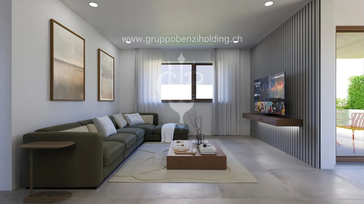 Single-family house with 4.5 rooms in Mezzovico-Vira - Photo 8 of 11