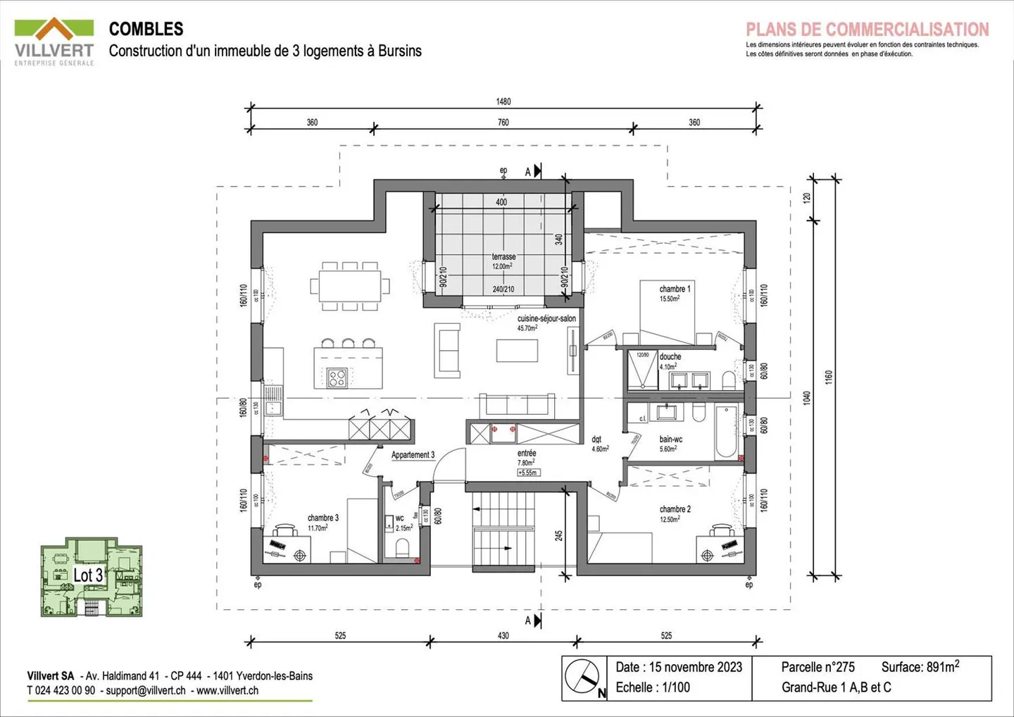 Attique à vendre - Photo 5 sur 9