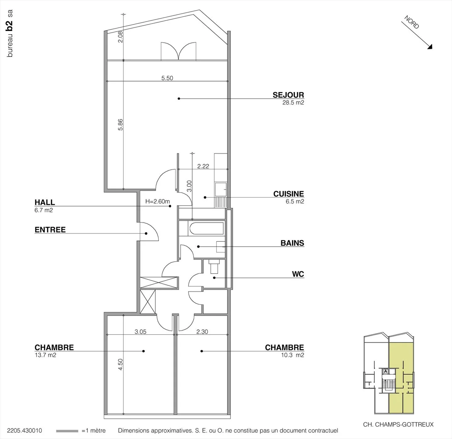 Appartement 4 pièces - Photo 4 sur 4