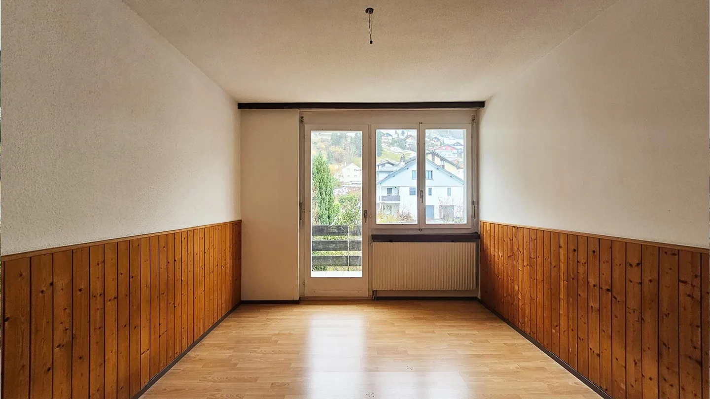 Appartamento in affitto 3,5 locali in posizione centrale con vista sul villaggio e sulla montagna - Foto 7 di 7