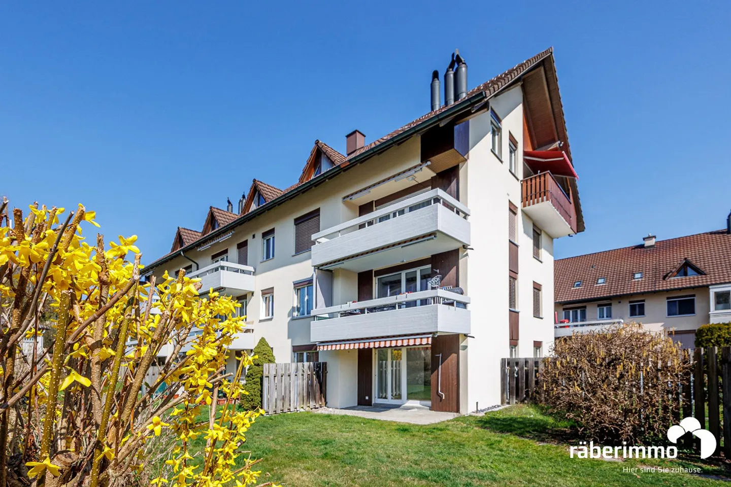 Helle Gartenwohnung in Aristau - Foto 1 von 11