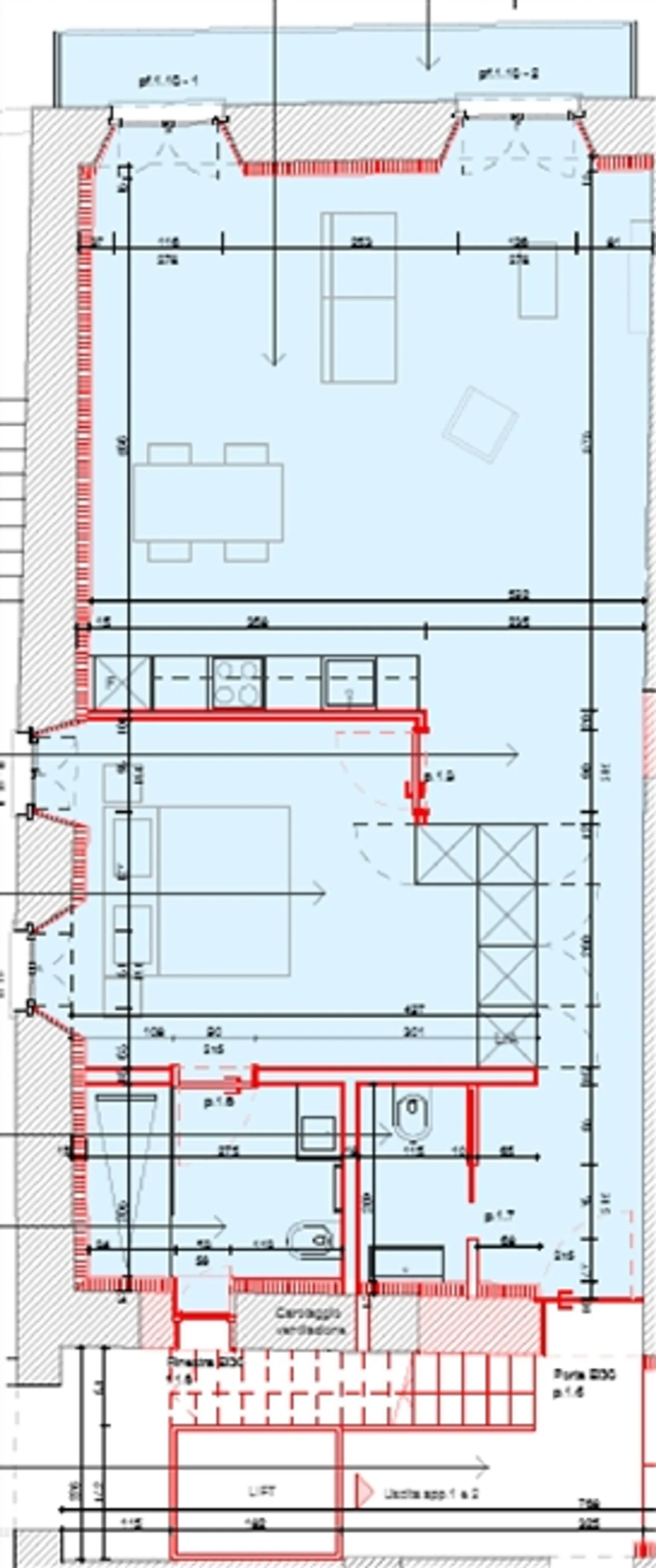 Appartamento 2,5 locali al secondo piano con vista parziale sul lago - Foto 2 di 13