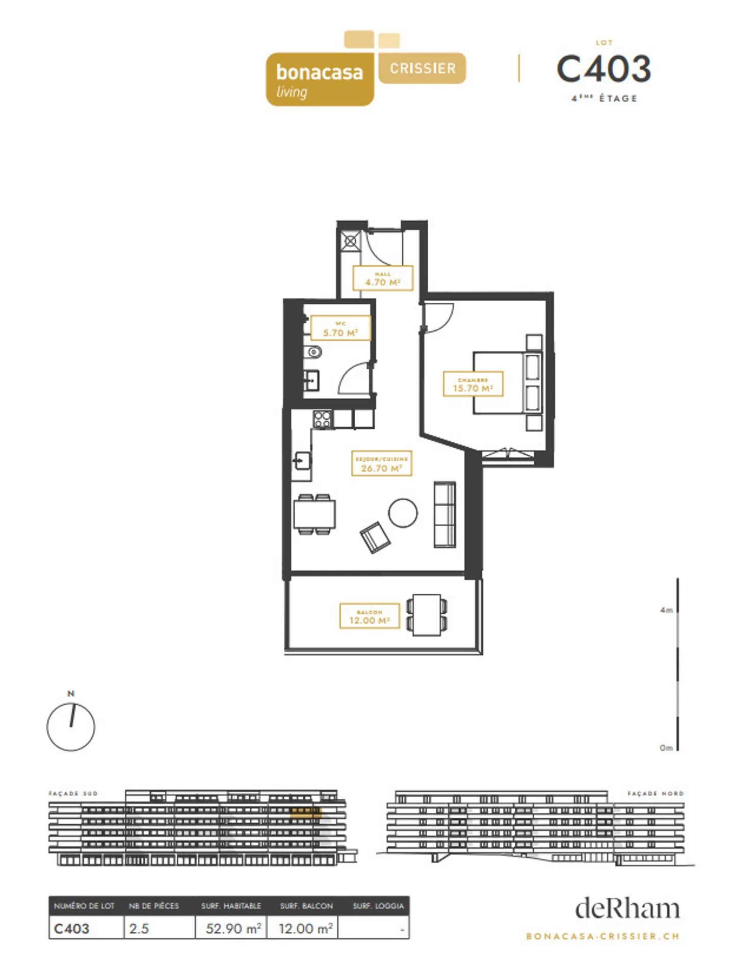 Neue 2,5-Zimmer-Wohnung mit Balkon - C403 - Foto 8 von 10