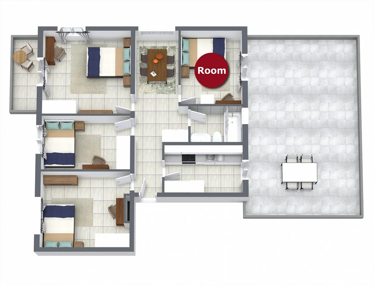 Spacious Coliving Apartment with Large Terrace in Wallisellen - Photo 13 of 13