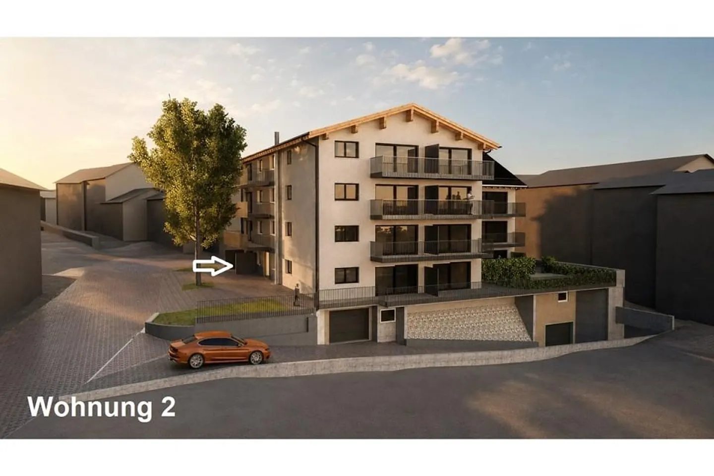 Modernes 2½-Zimmer-Apartment in Schiers - Foto 1 von 4