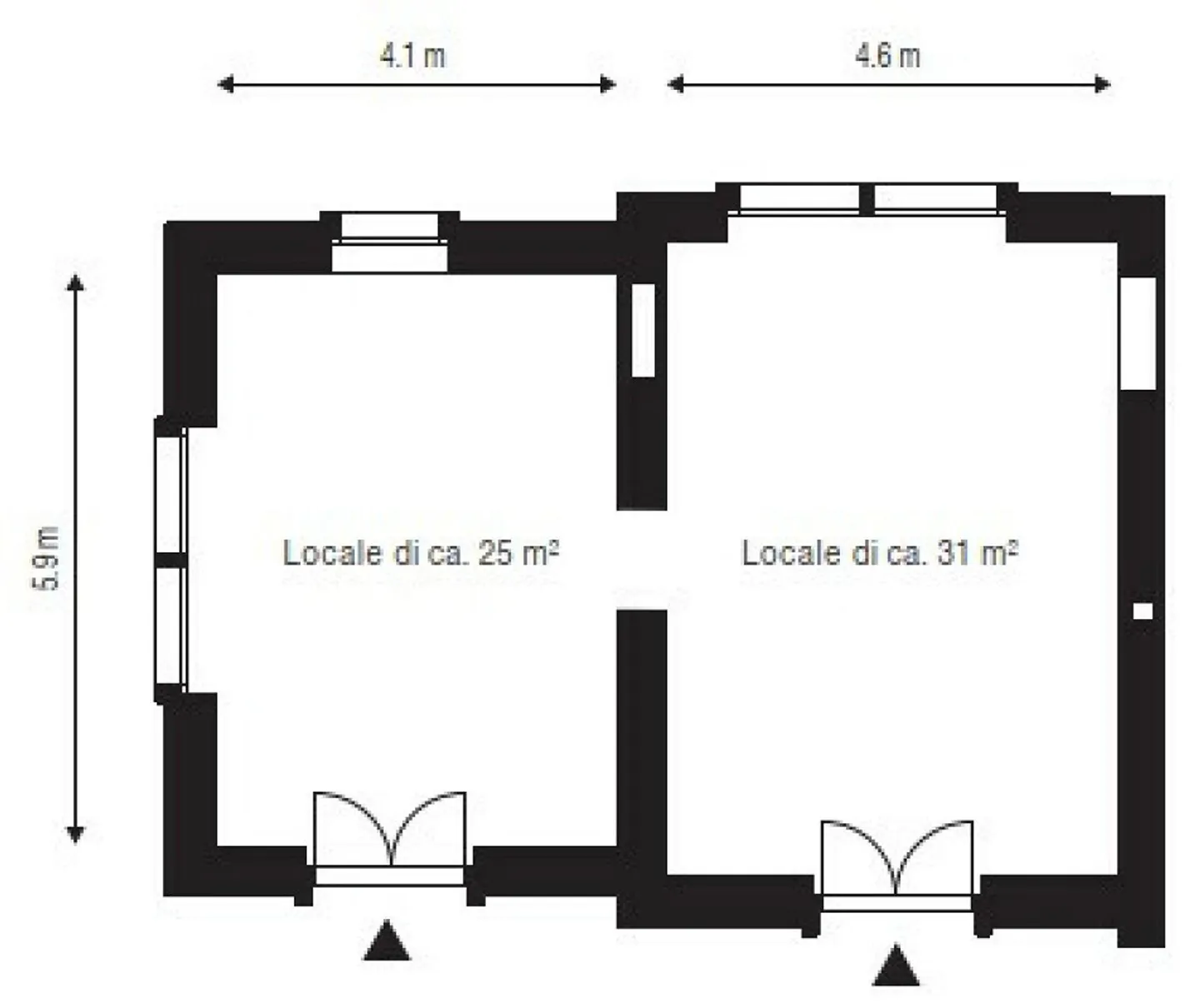 FFS Faido Station: multifunctional commercial space of approx. 132 m2 - Photo 7 of 7