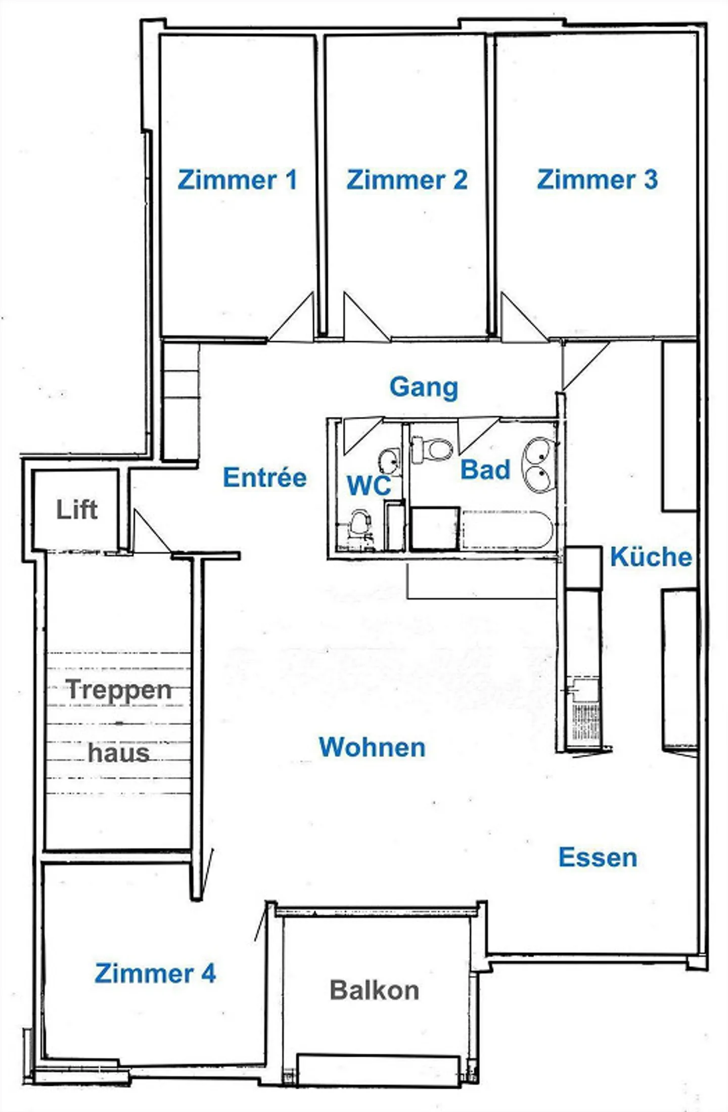 Spacious 5.5-room apartment in a quiet location with beautiful views - Photo 8 of 28