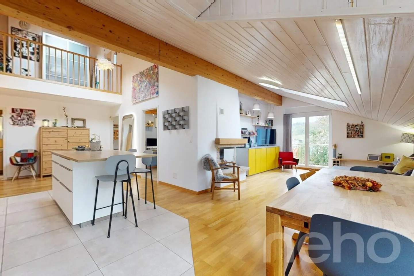 Duplex 5.5 stanze di 166 m² con camino a La Chaux-de-Fonds - Foto 4 di 12