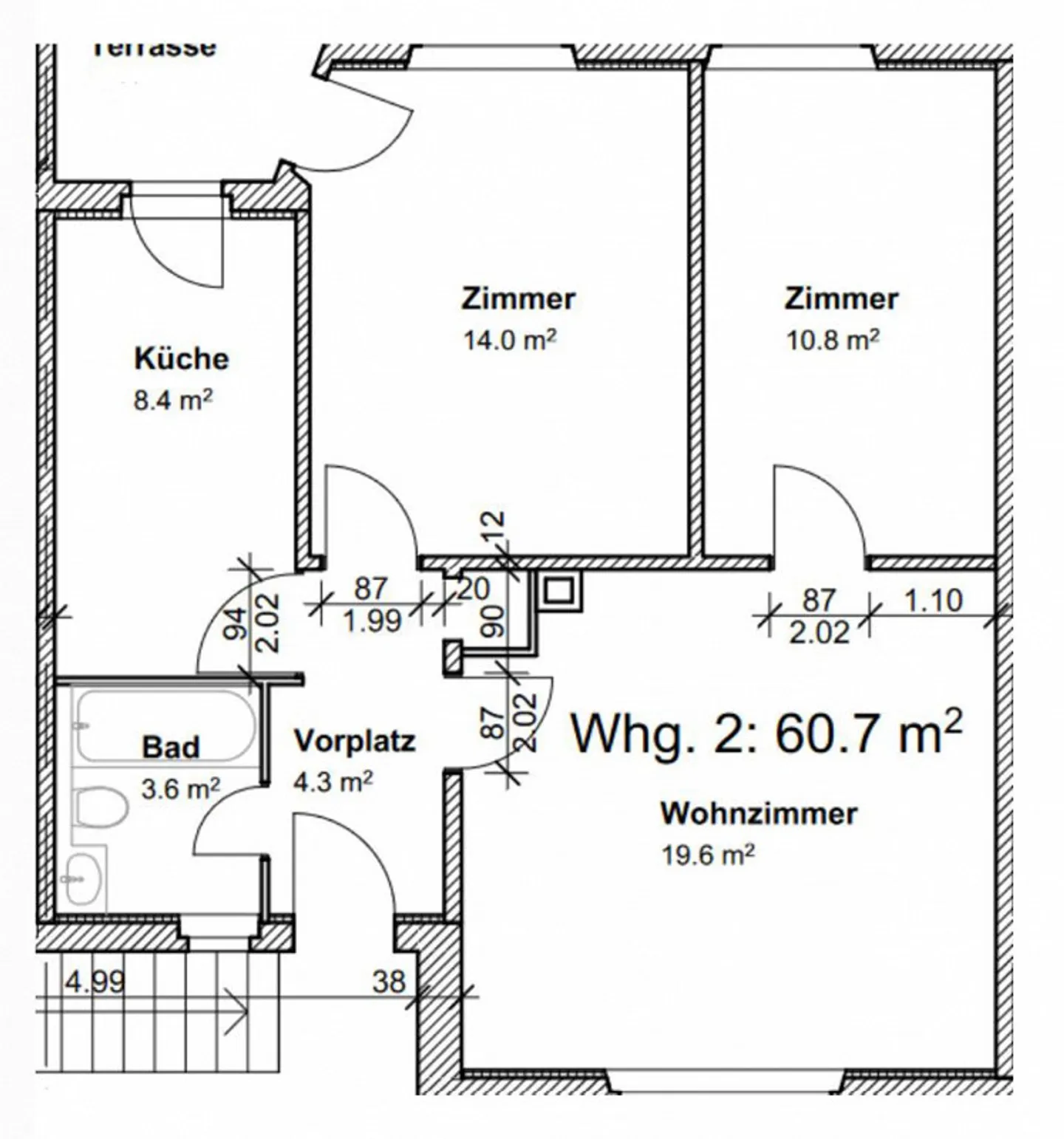 Appartamento 3 locali con balcone (cooperativa) - Foto 14 di 14