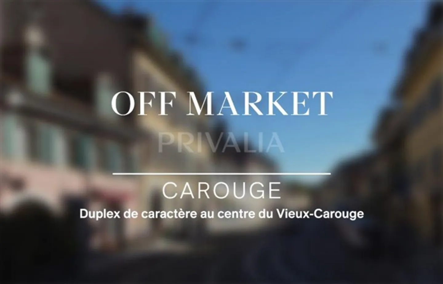 Duplex of the Figure in Old Carouge - Photo 1 of 1