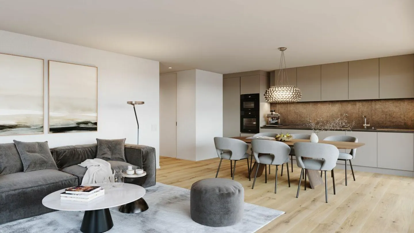 Appartement neuf de 2,5 pièces avec vue imprenable - Photo 3 sur 6