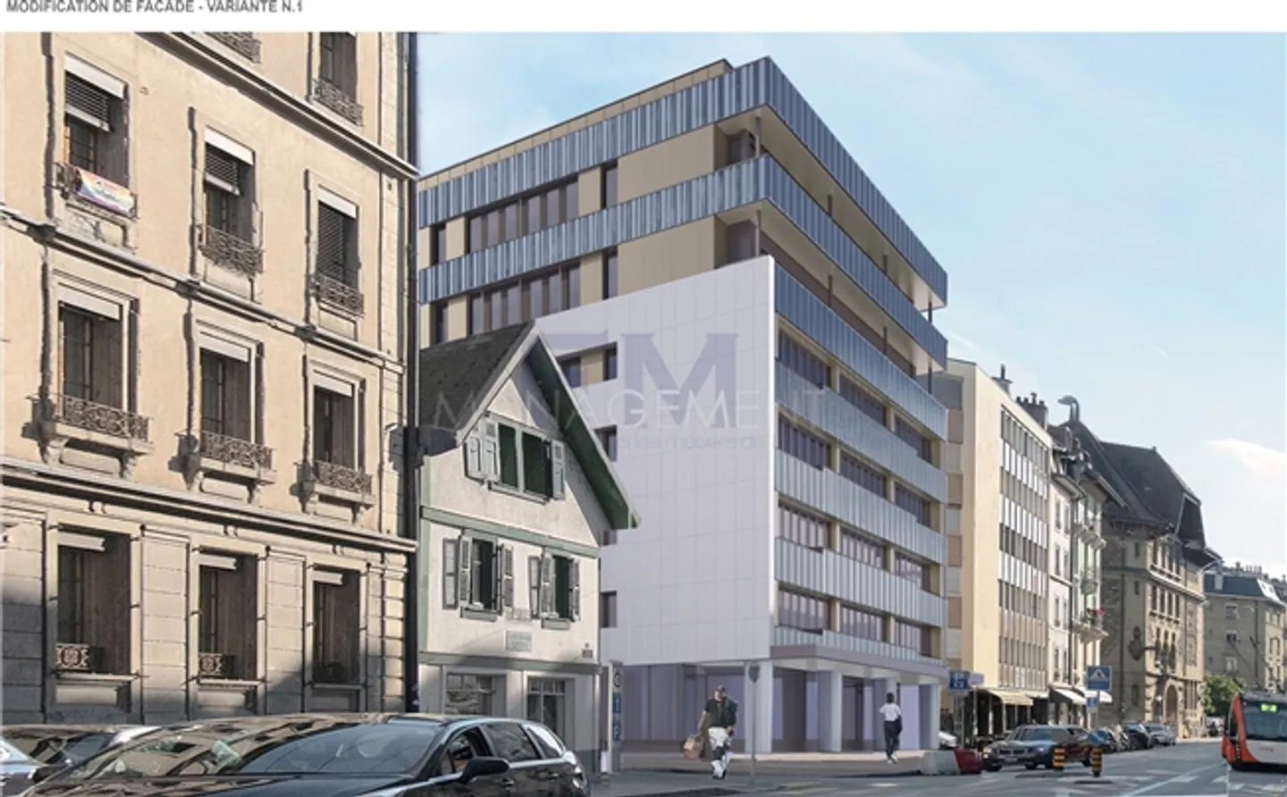 Eaux-Vives, 2 Rooms on the 3rd Floor, approx. 35m2 - Photo 4 of 5