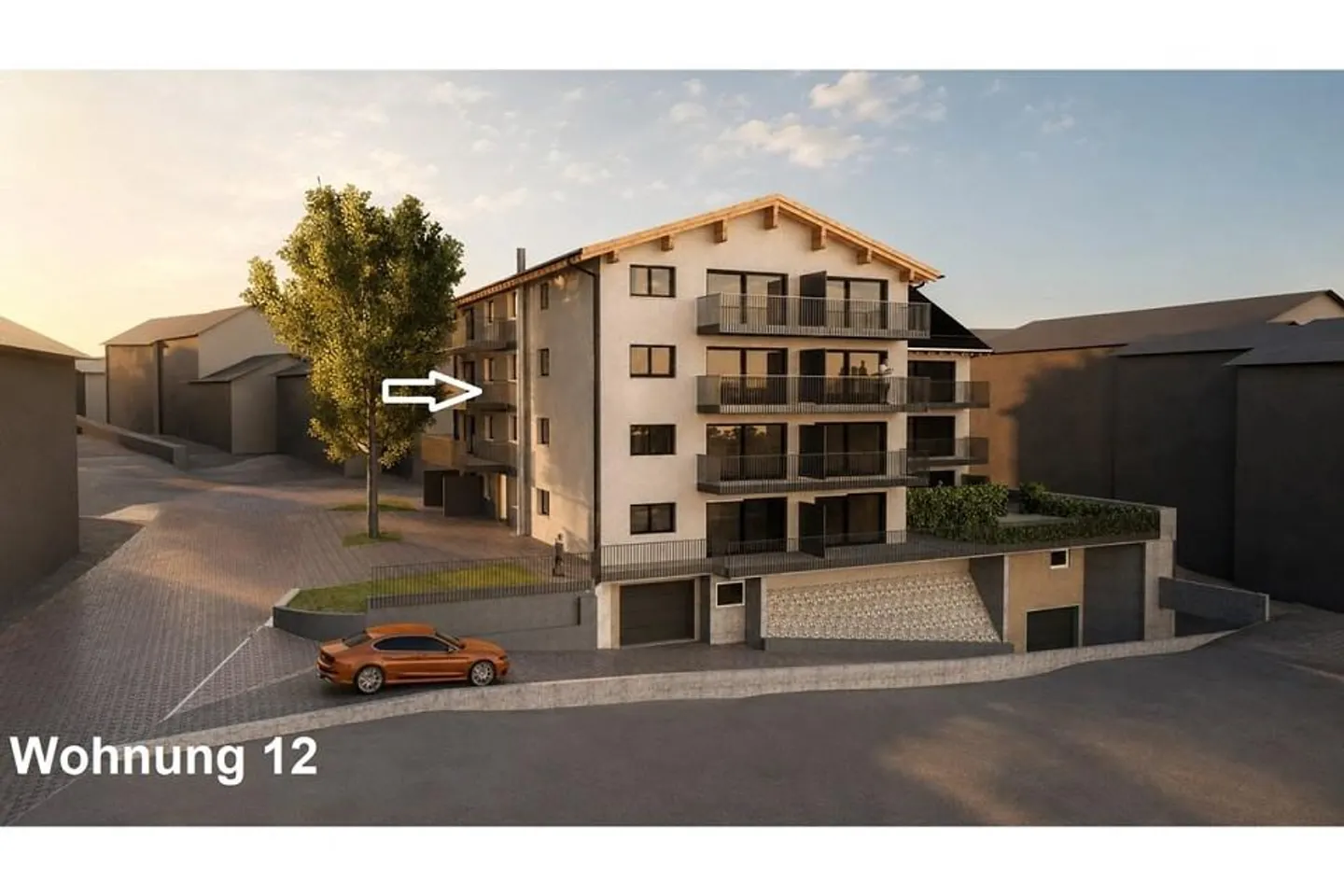 Modernes 3½-Zimmer-Apartment in Schiers - Foto 1 von 4