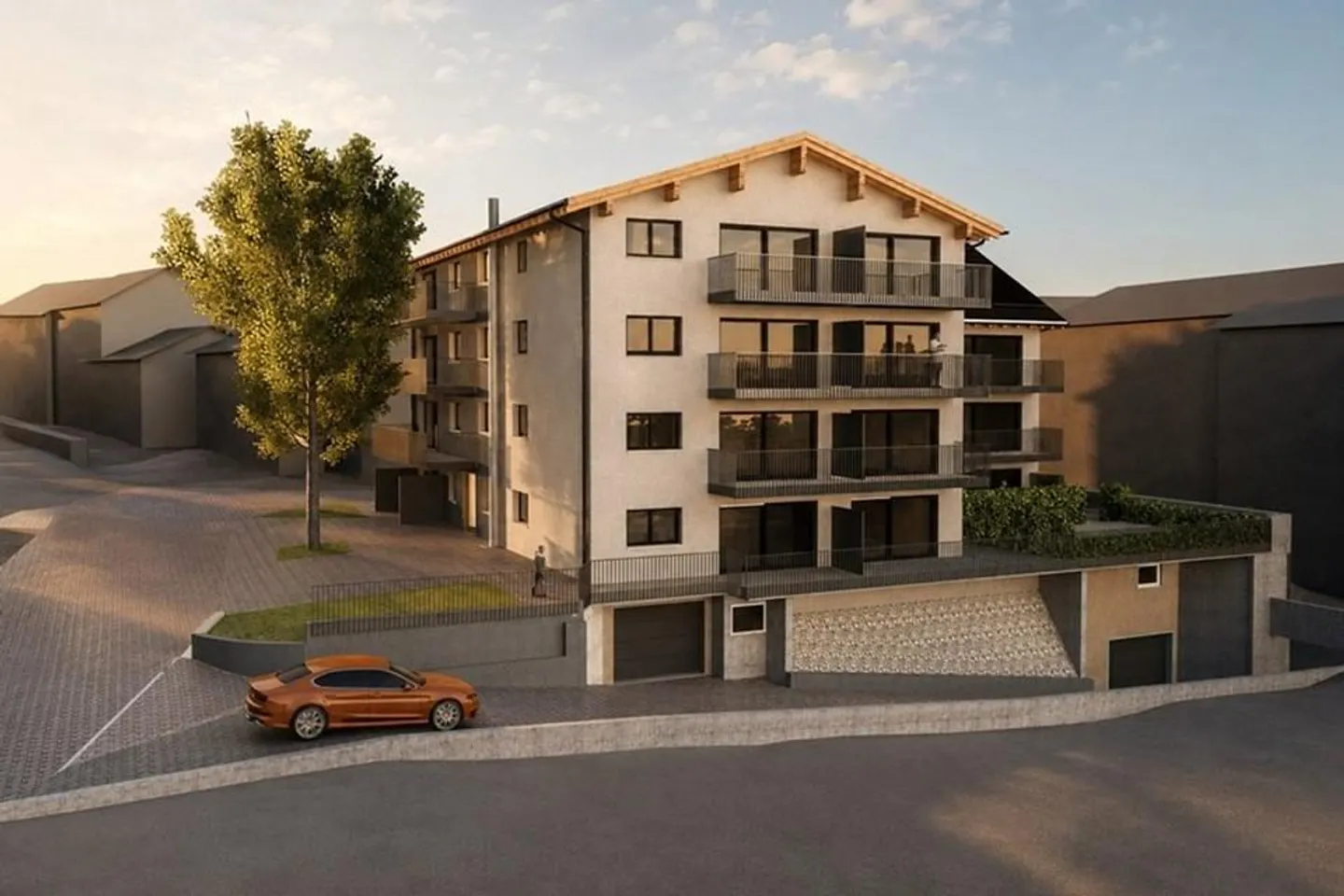 Modernes 2½-Zimmer-Apartment in Schiers - Foto 2 von 4