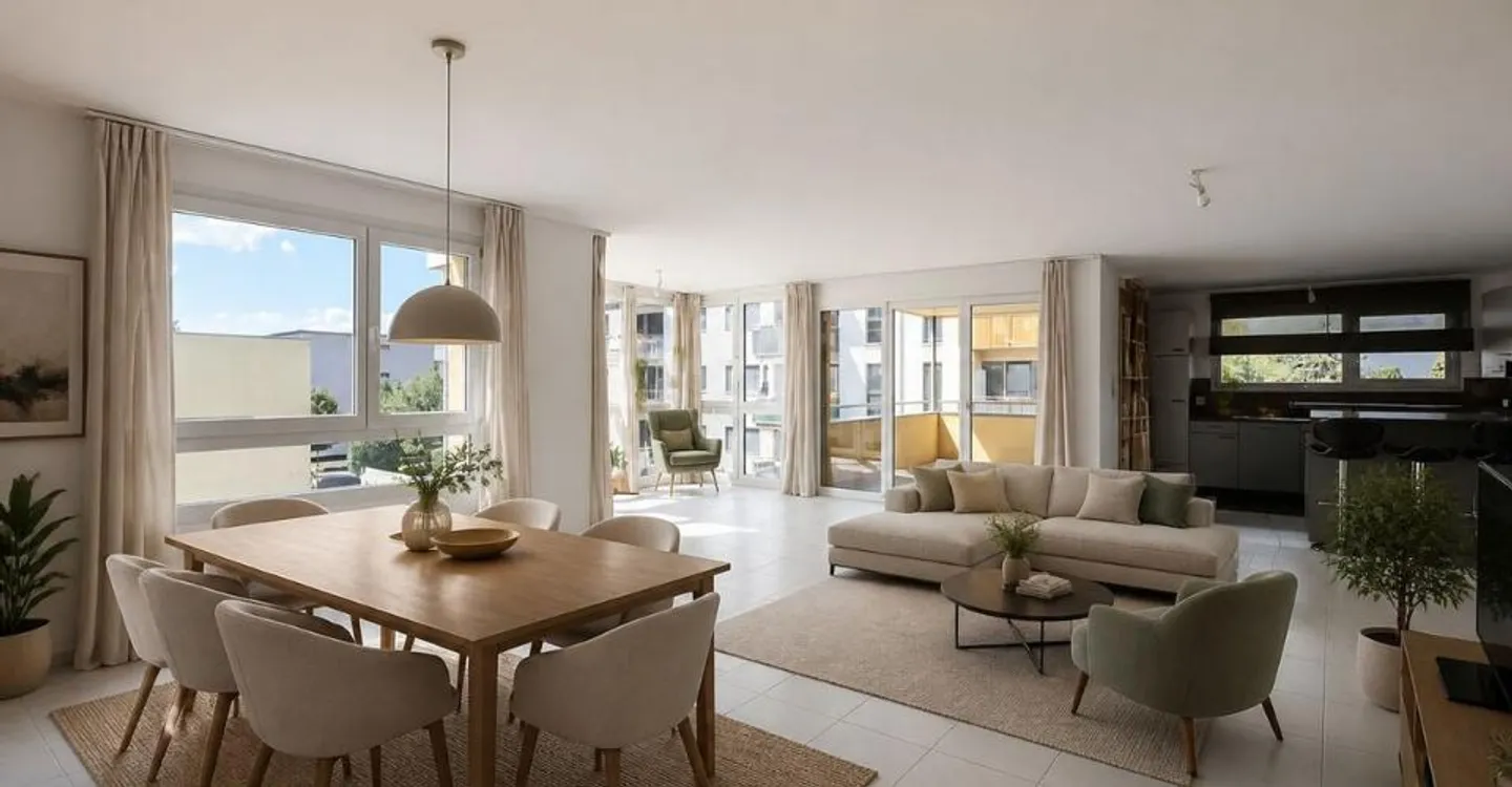 Renovierte Dachgeschosswohnung mit Seeblick - Foto 5 von 13