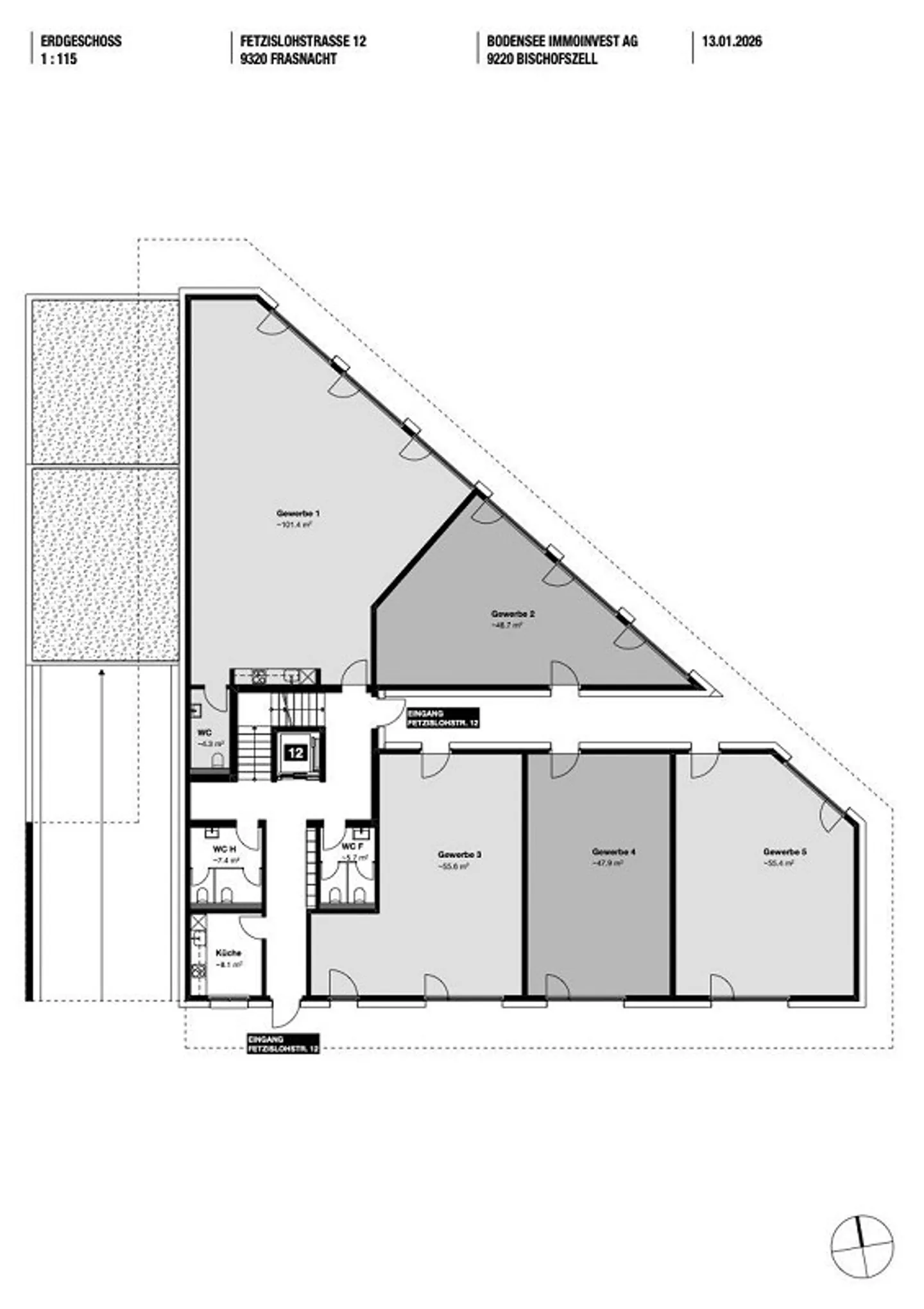 Moderne Gewerbeflächen zu vermieten - Foto 3 von 6