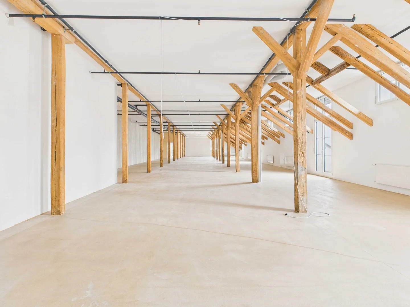 Flexible attic commercial space in modern commercial building with exclusive shell construction - Photo 1 of 6