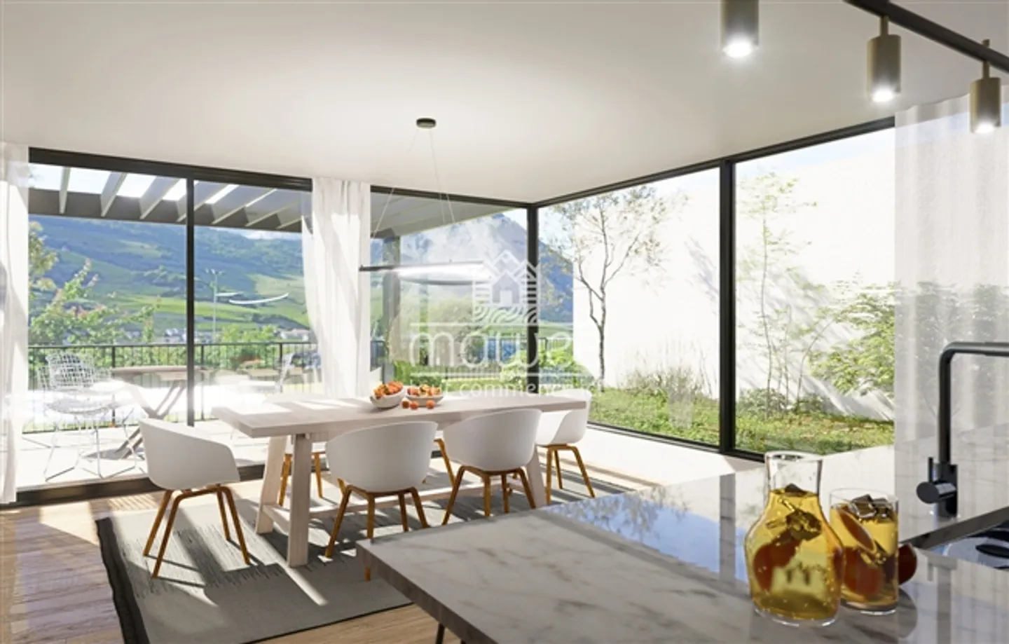 New Contemporary Villa in Saillon - A Preserved Living Environment - Photo 2 of 5