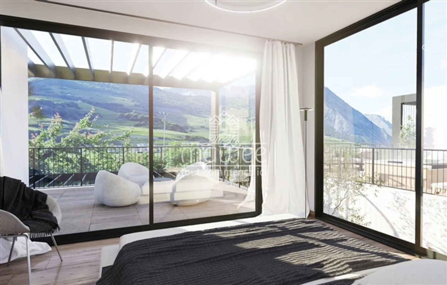 New Contemporary Villa in Saillon - A Preserved Living Environment - Photo 3 of 5