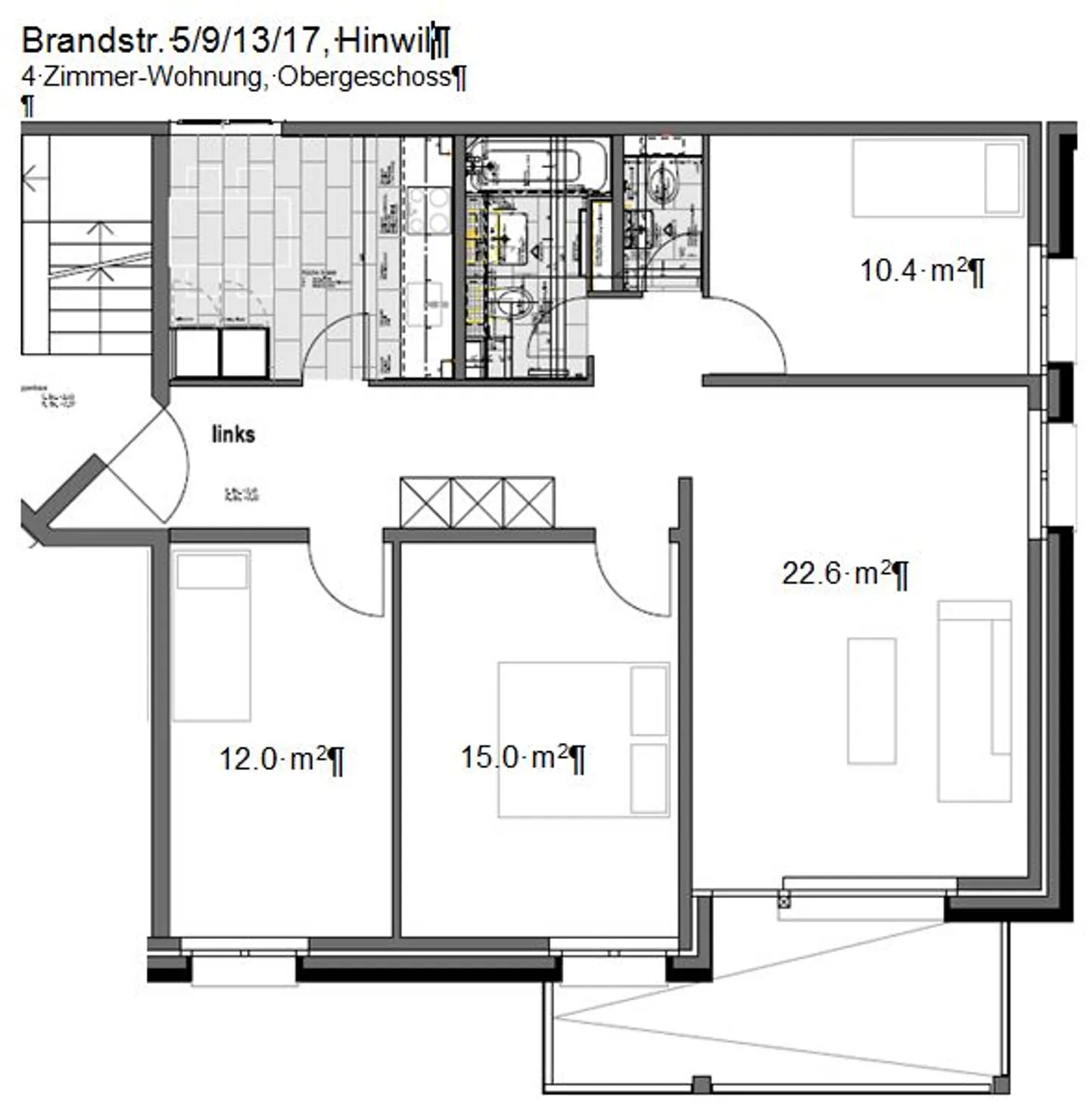 Attraktive Wohnung in Hinwil - Foto 7 von 8