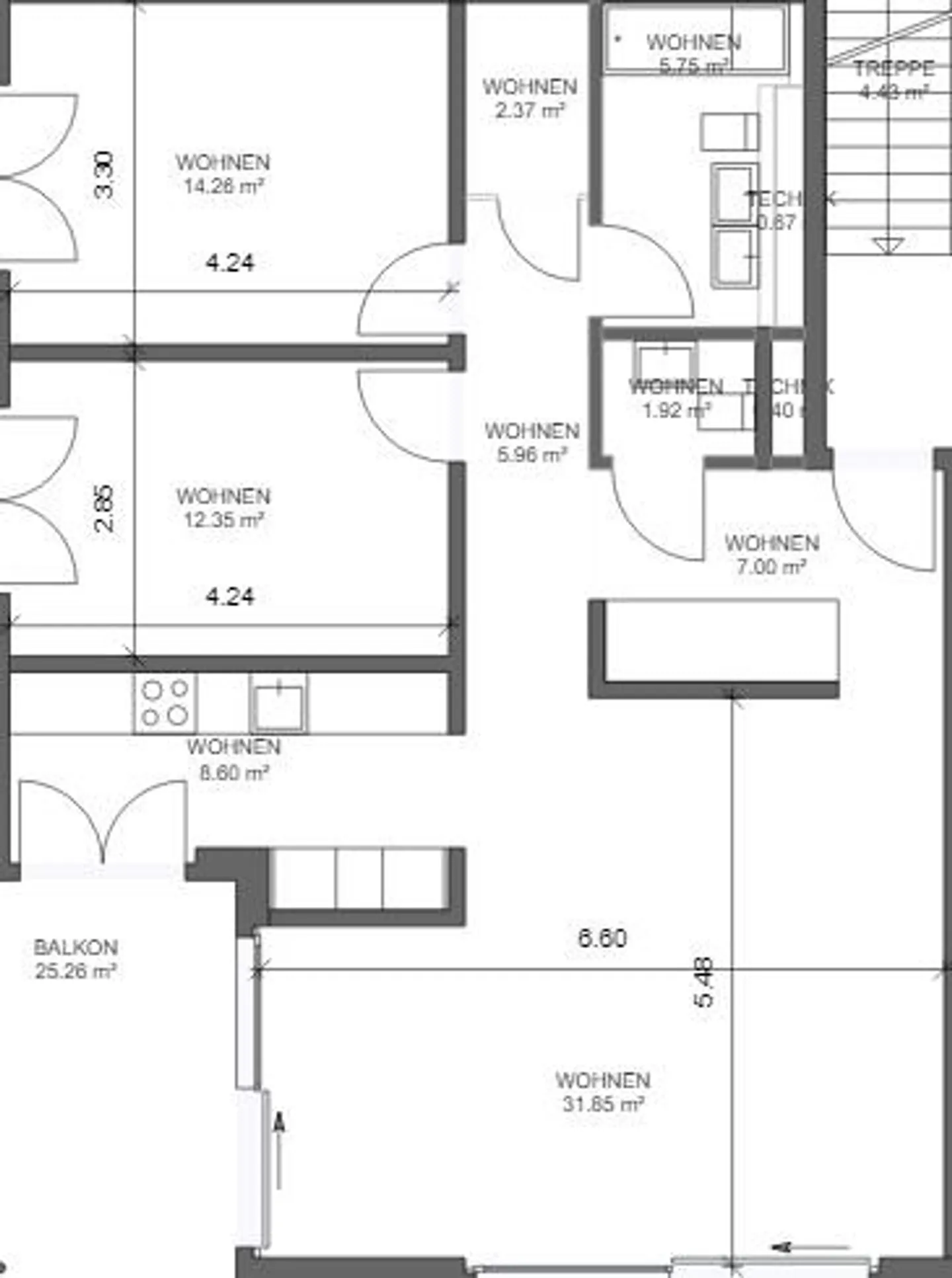 Grosszügige Wohnung mit Wintergarten - Foto 10 von 10