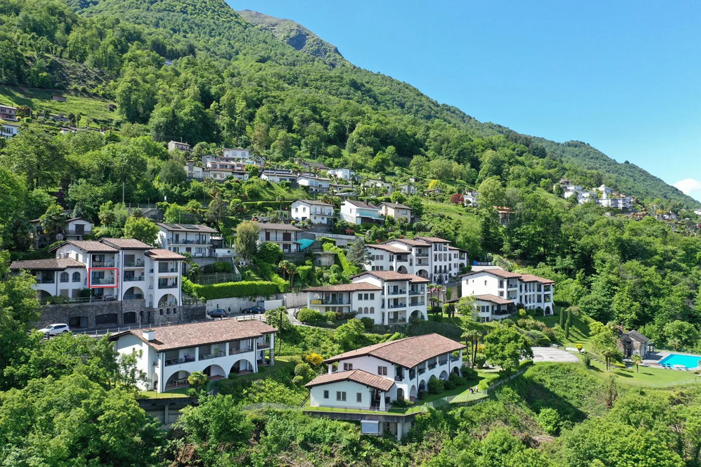 Charmante 1.5-Zimmer-Wohnung mit Seeblick und Pool in Vira (Gambarogno) - Foto 3 von 17