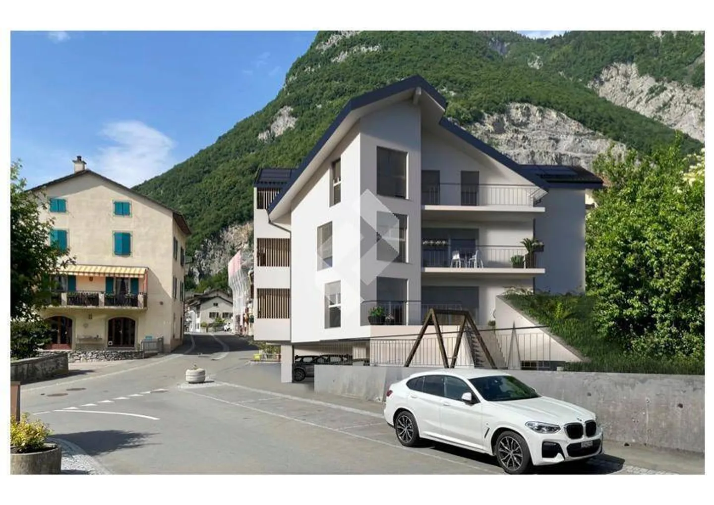 3,5 stanze nuove in una piccola PPE nel cuore del villaggio - Foto 3 di 13