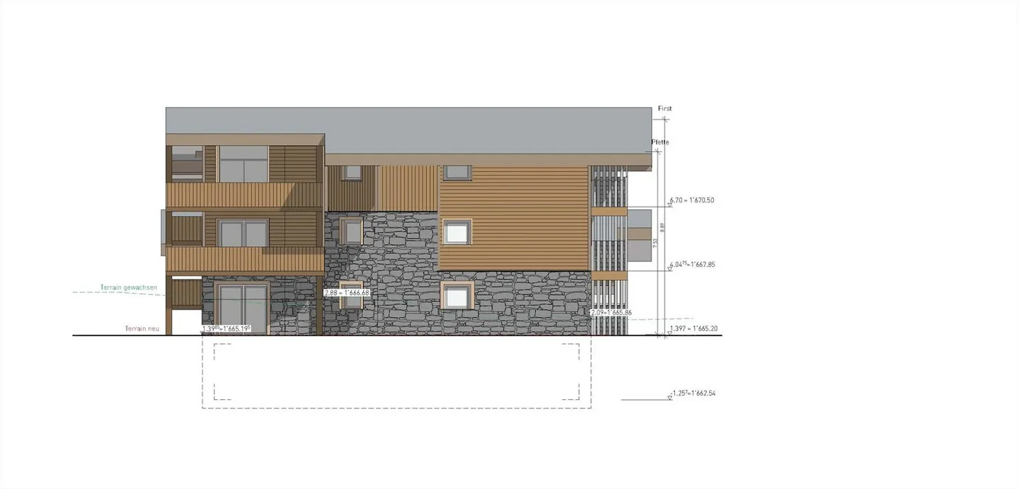 Residenza principale | Nuova costruzione al Stalden | Appartamento 3.5 locali | Piano terra Est - Foto 4 di 8