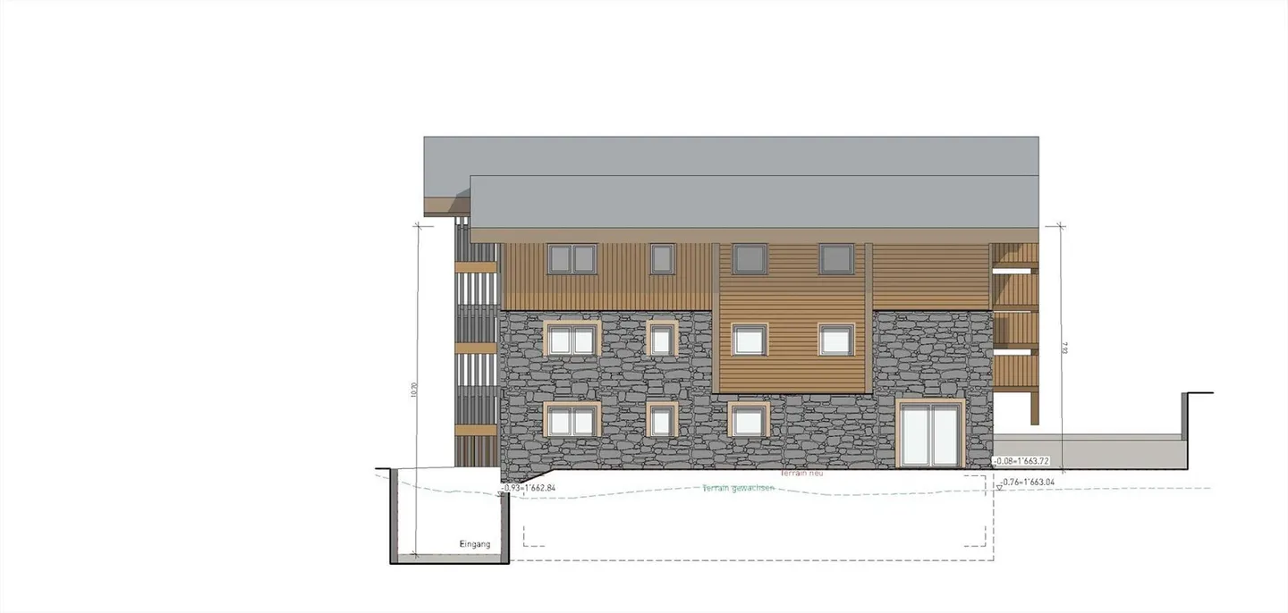 Residenza principale | Nuova costruzione al Stalden | Appartamento 3.5 locali | Piano terra Est - Foto 5 di 8
