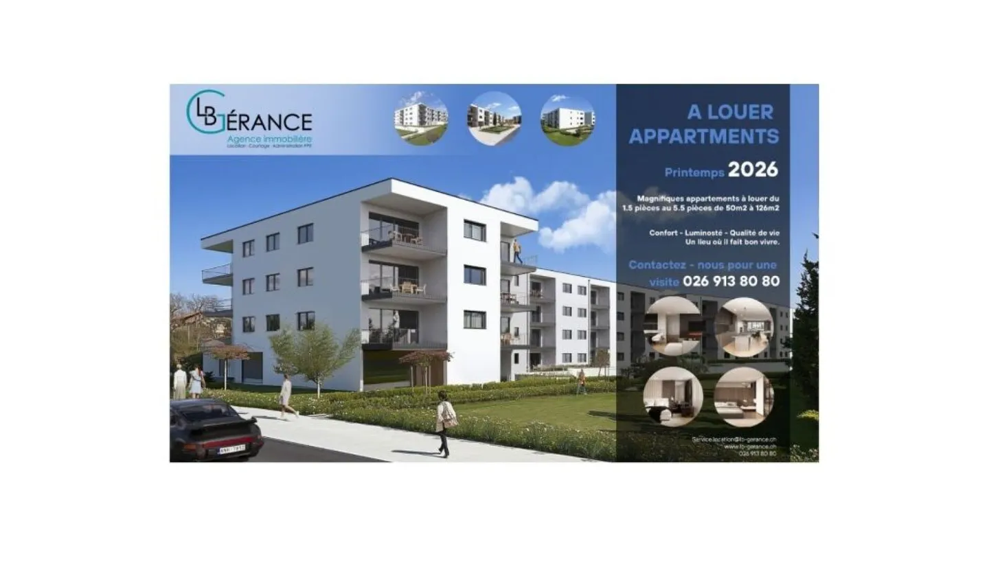 Appartement moderne 3.5 pièces - Photo 7 sur 8