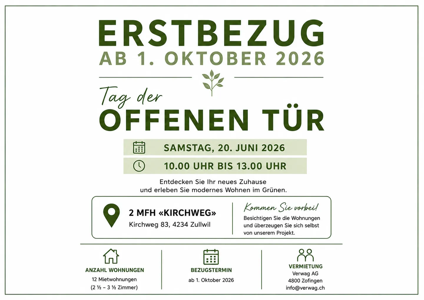 Prima locazione 2 MFH Kirchweg 83 a Zullwil – Vivere modernamente nel verde - Foto 1 di 4