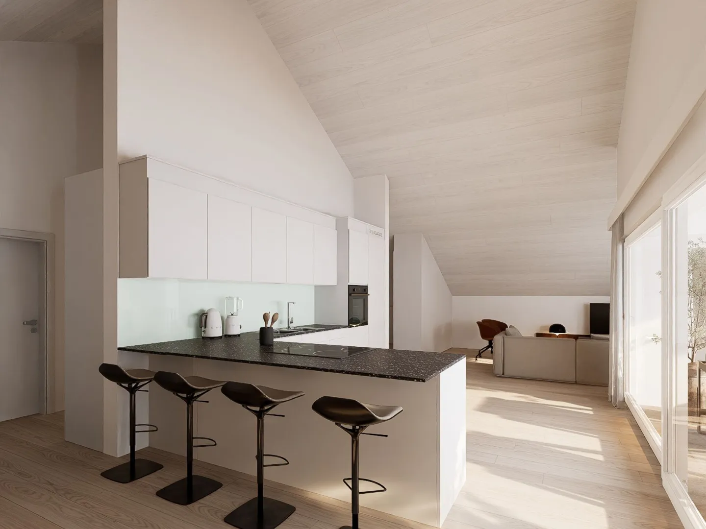 Appartamento attico di 4,5 stanze con galleria / B-3.1 - Foto 3 di 15