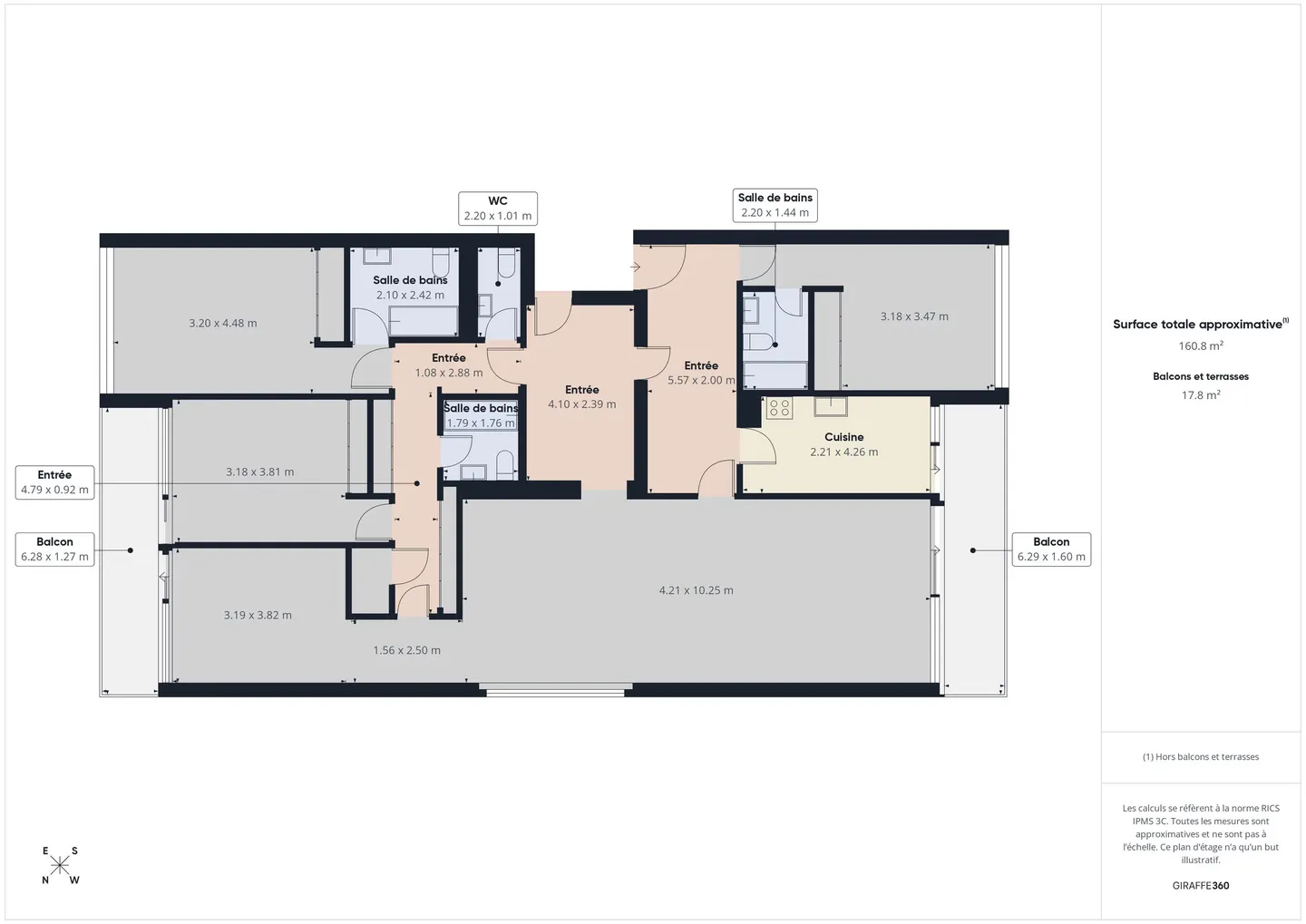 Geräumige Wohnung in Champel - Foto 15 von 15