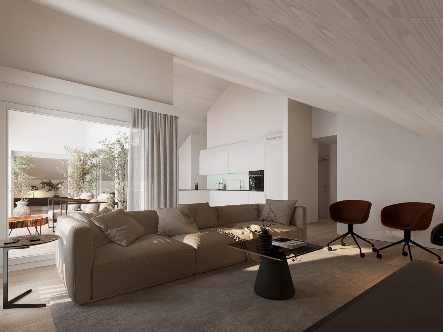 Appartamento attico di 4,5 stanze con galleria / B-3.1 - Foto 4 di 15