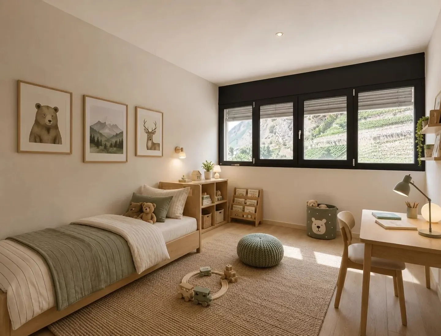 Außergewöhnliches Triplex mit Panoramablick in Saillon - Foto 5 von 6