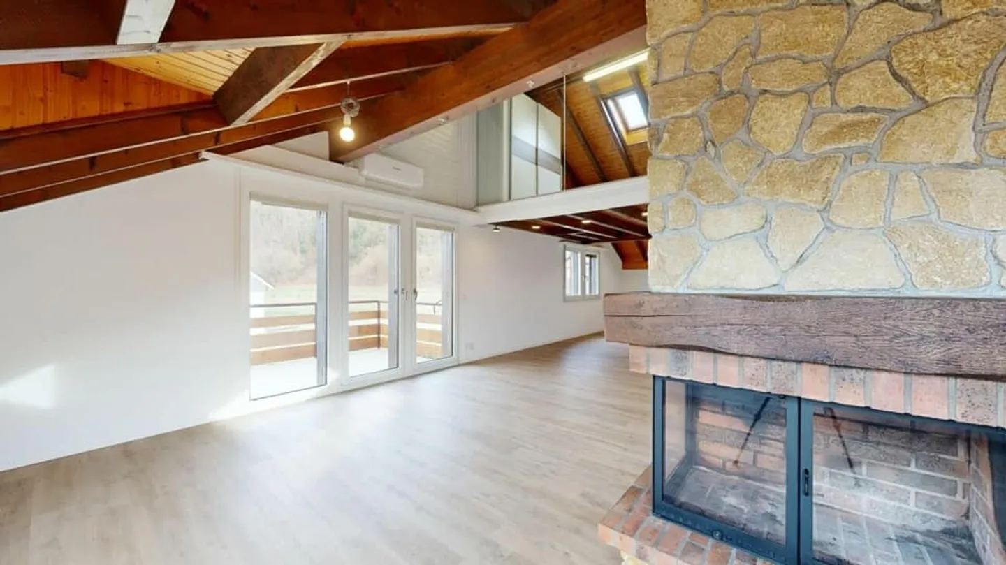 Sentiment de vie méditerranéenne à Vallamand - Maisonette avec galerie et vue sur le lac - Photo 9 sur 13