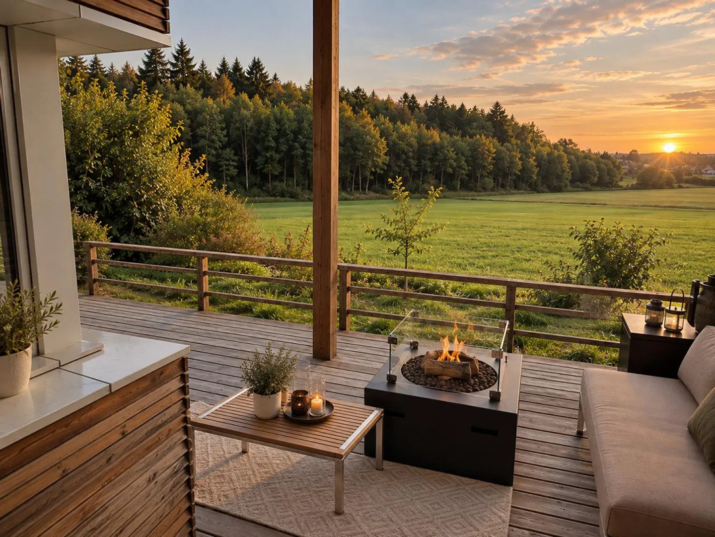 Maison jumelée spacieuse de 6,5 pièces avec jardin et vue dégagée - Photo 2 sur 12