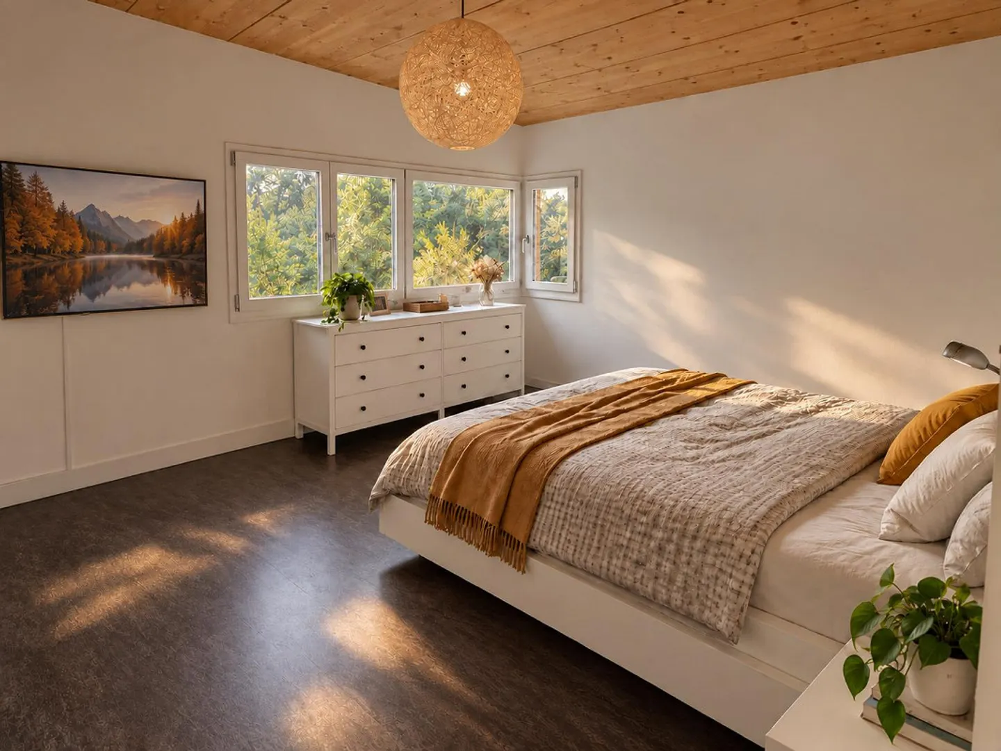 Maison jumelée spacieuse de 6,5 pièces avec jardin et vue dégagée - Photo 3 sur 12